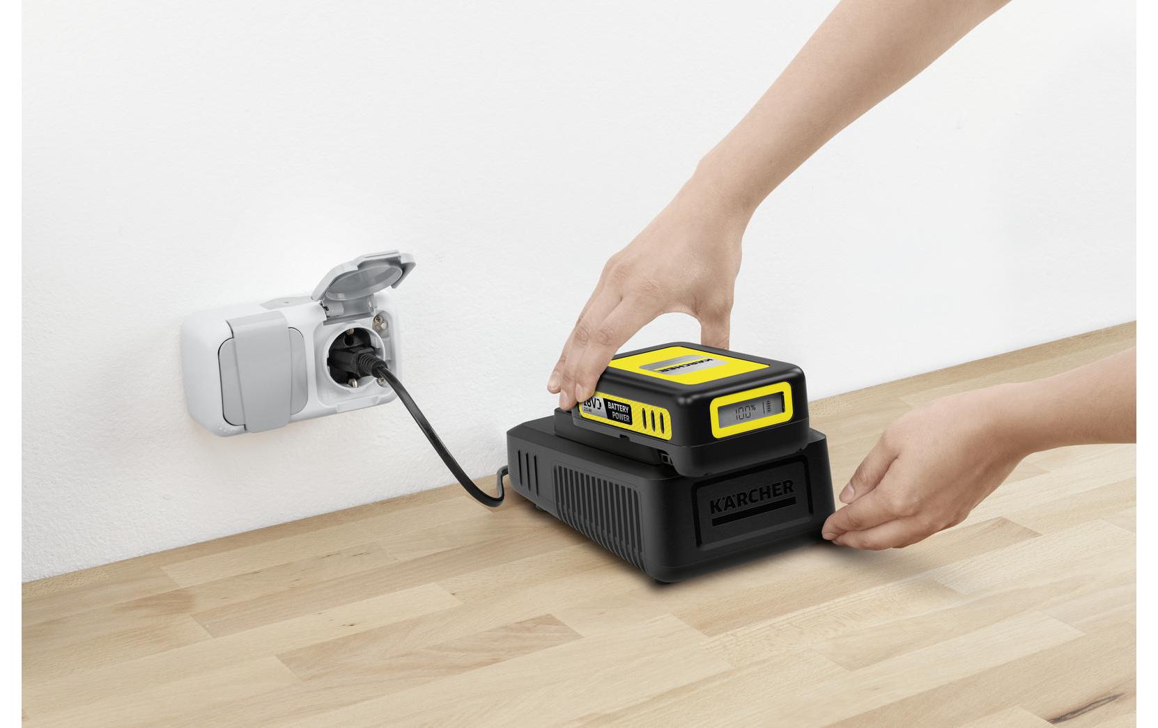 Kärcher Battery Power Batterie- & Ladegerät-Set 18 V 2,5 Ah Li-Ion – für Kärcher