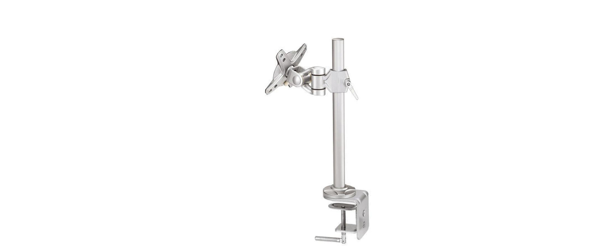 Neomounts FPMA-D1010 – Tischhalterung, Tischklemme, bis 30", 12 kg, neigbar, silber