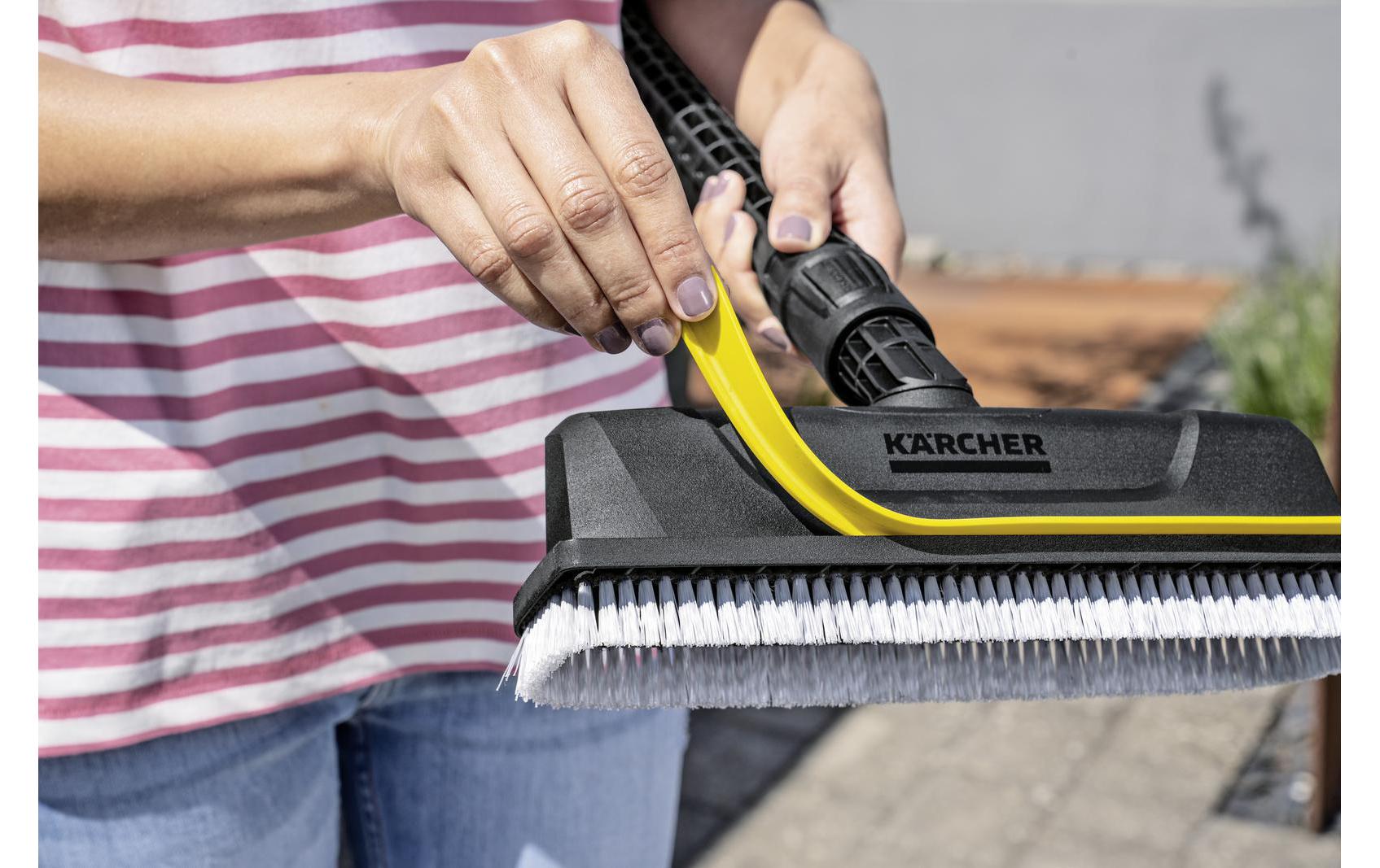 Kärcher Flächenreiniger PS 30 Powerschrubber – 29,3 cm Breite, Schwarz/Gelb, für K 2, K 4 & weitere