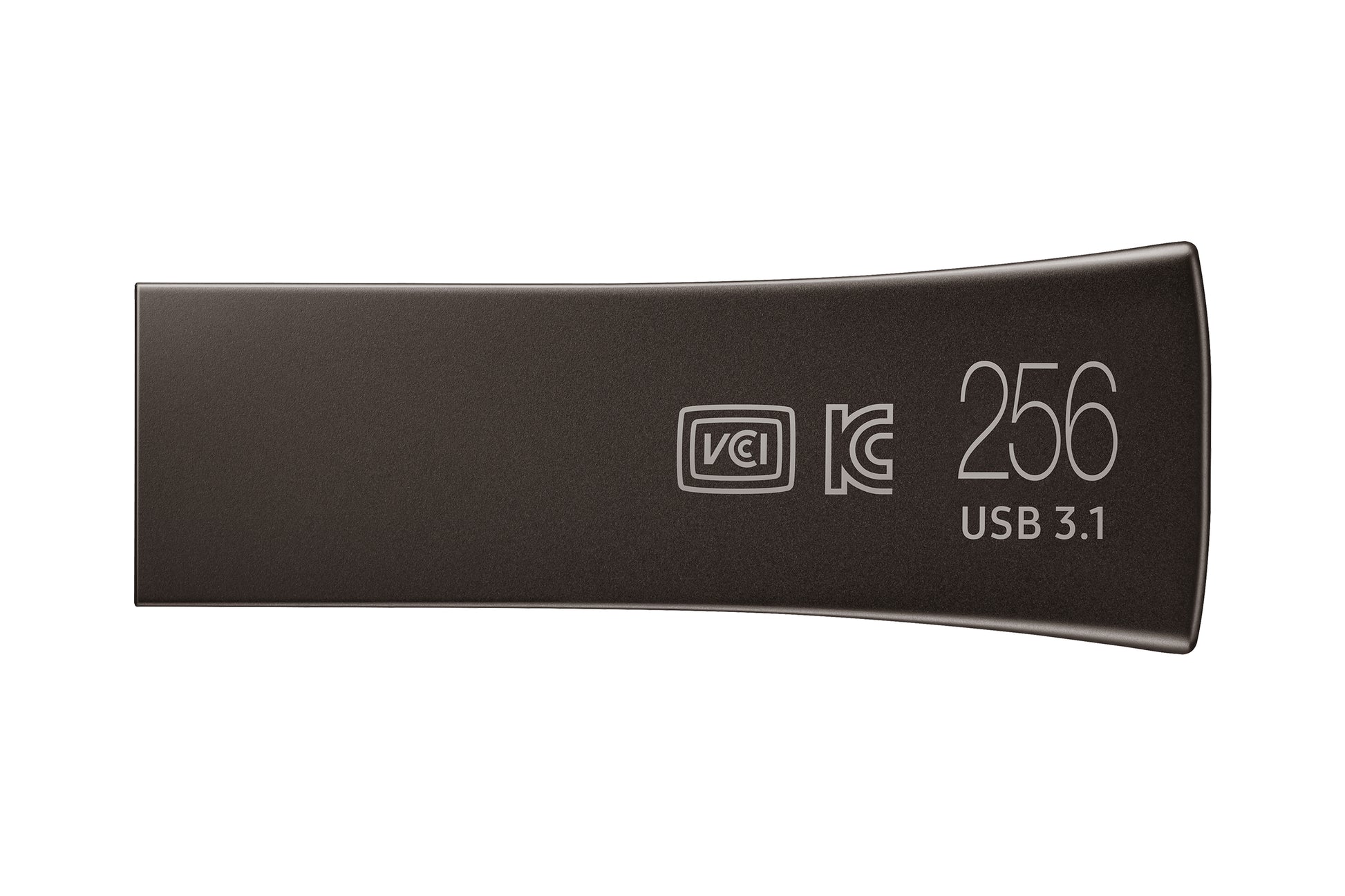 Samsung Bar Plus Titan (MUF-256BE) – 256 GB USB 3.2 Gen 1 Typ-A, Lesen 400 MB/s, Schreiben 110 MB/s, Grau