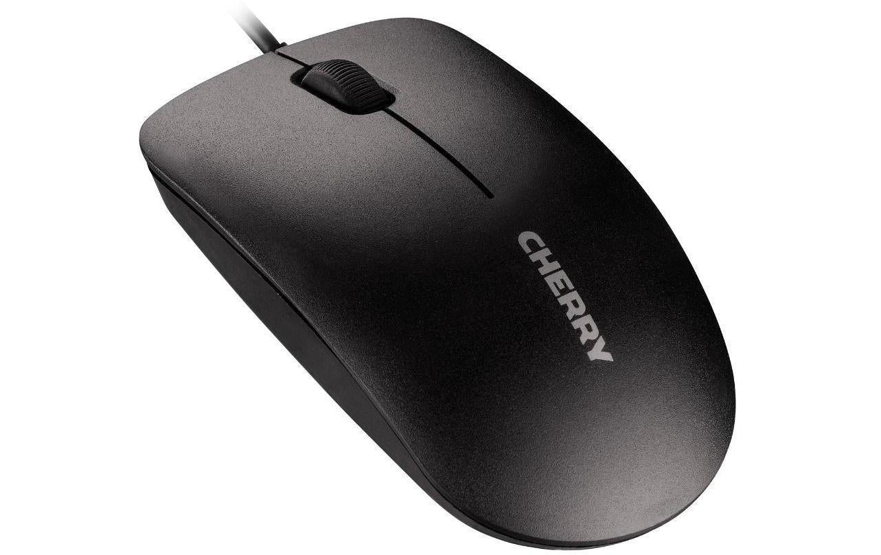CHERRY MC 1000 Maus – kabelgebunden, USB-A, 1'200 dpi, 3 Tasten, beidhändig, schwarz