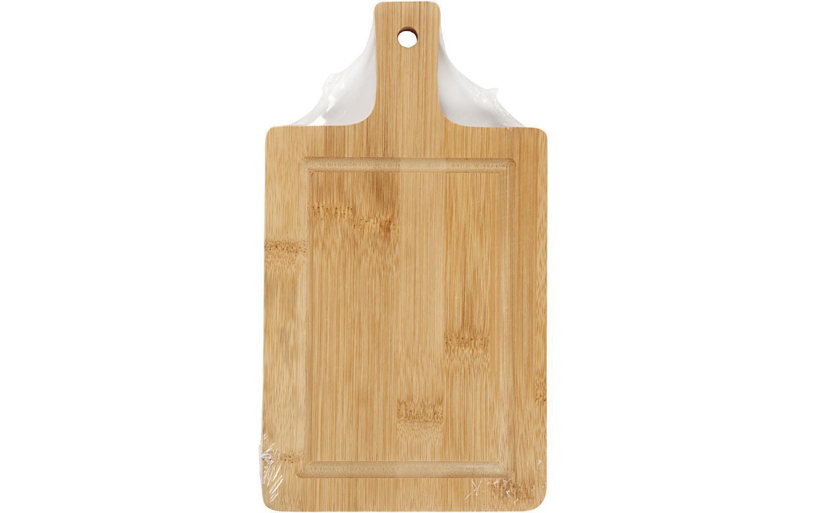 Creativ Company Schneidebrett 14 × 25 × 1,4 cm, Bambus