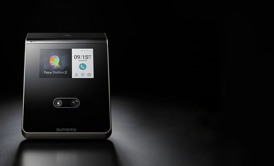 Suprema FaceStation 2 Zutrittsterminal – 4,0" Display, Gesichtserkennung, Stimmenleser, WLAN, Silber