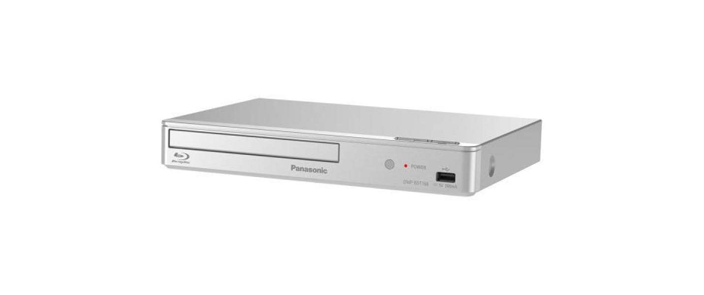 Panasonic DMP-BDT168EG – Blu-ray-Player, Full HD, 3D, Silber