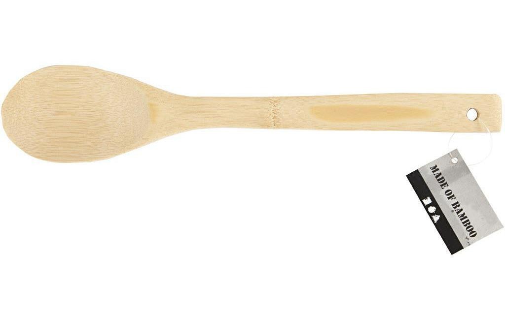 Creativ Company Kochlöffel 30 × 6 × 0,8 cm, Bambus, Braun