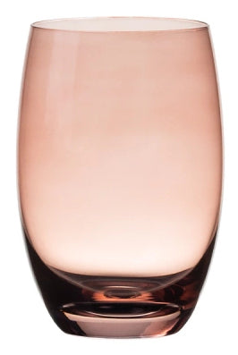 Lunasol Tumbler – 460 ml, Ø 8,3 cm, Kristallglas, Burgund, spülmaschinenfest