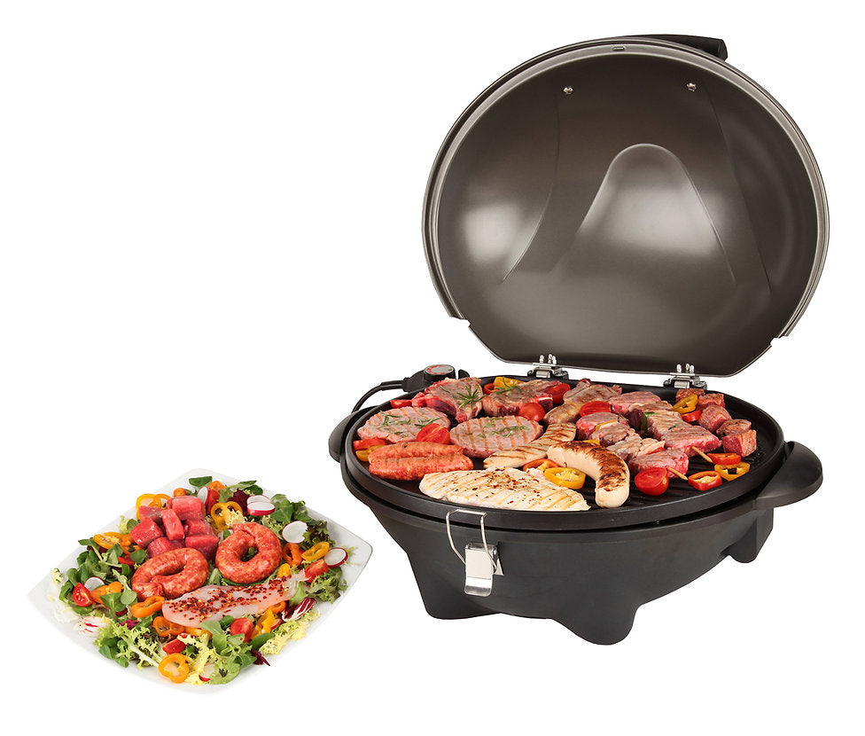 Ohmex Tischgrill OHM-GRIL-3660 – 1'156 cm², 2400 W, 220 °C – schwarz