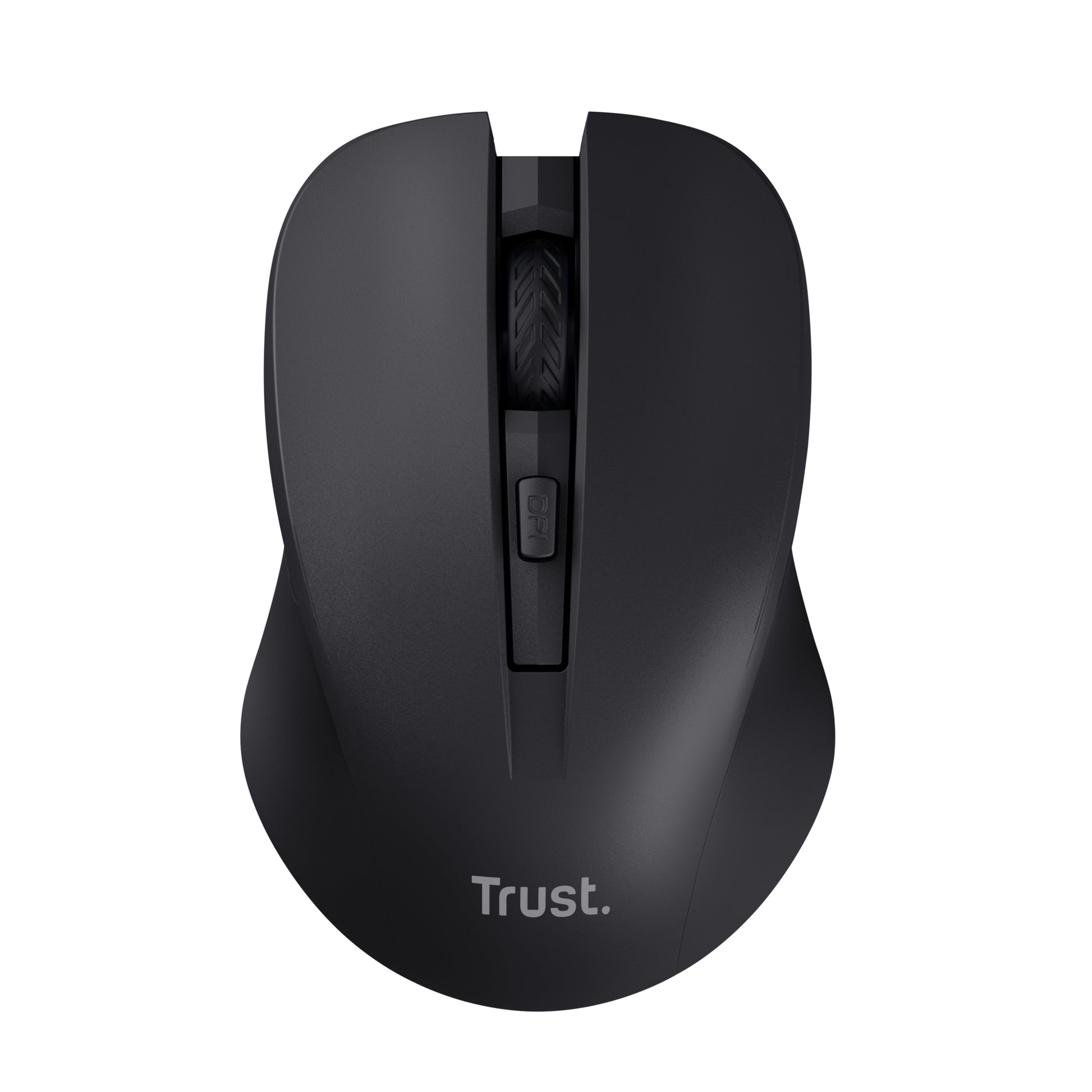Trust Mydo Silent – Maus – Kabellos (2,4 GHz), 1800 DPI, beidhändig, Schwarz