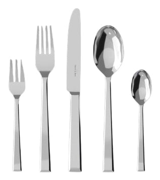 Villeroy & Boch Victor Tafelbesteck Set – Edelstahl, Silber, spülmaschinenfest, 30 Stk.