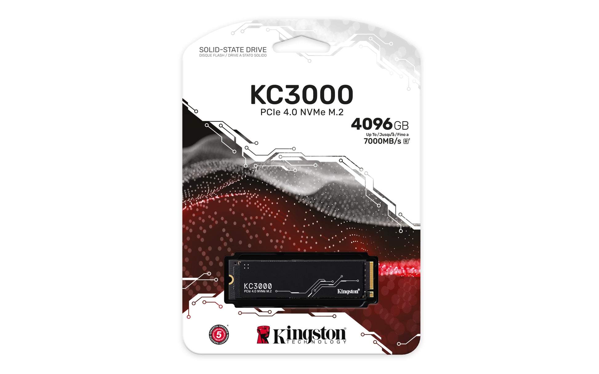 Kingston KC3000 – NVMe M.2, 4,1 TB