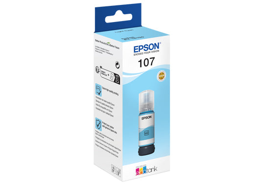 Epson EcoTank 107 Hellcyan Tintenflasche – ET-18100 kompatibel