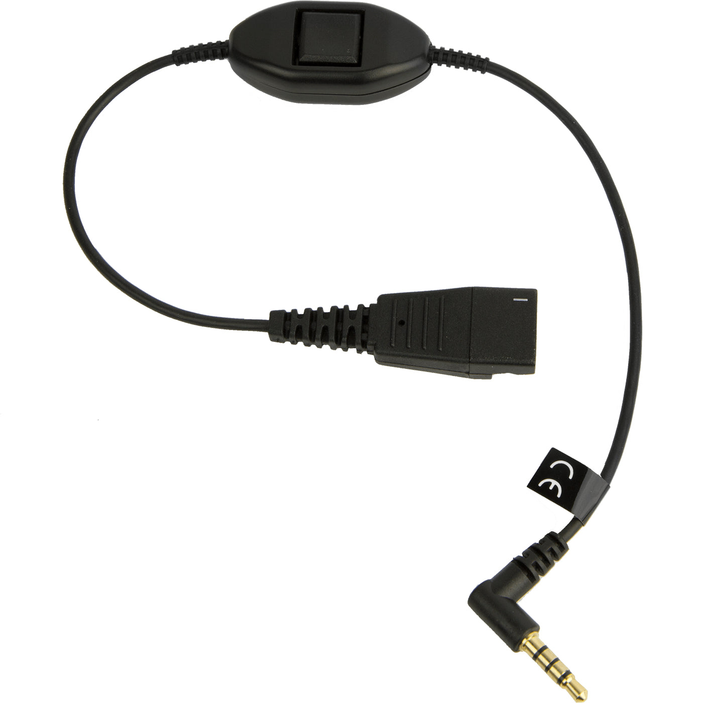 Jabra Link Mobile – Headset-Kabel, Quick Disconnect (QD), 3,5 mm, mit PTT
