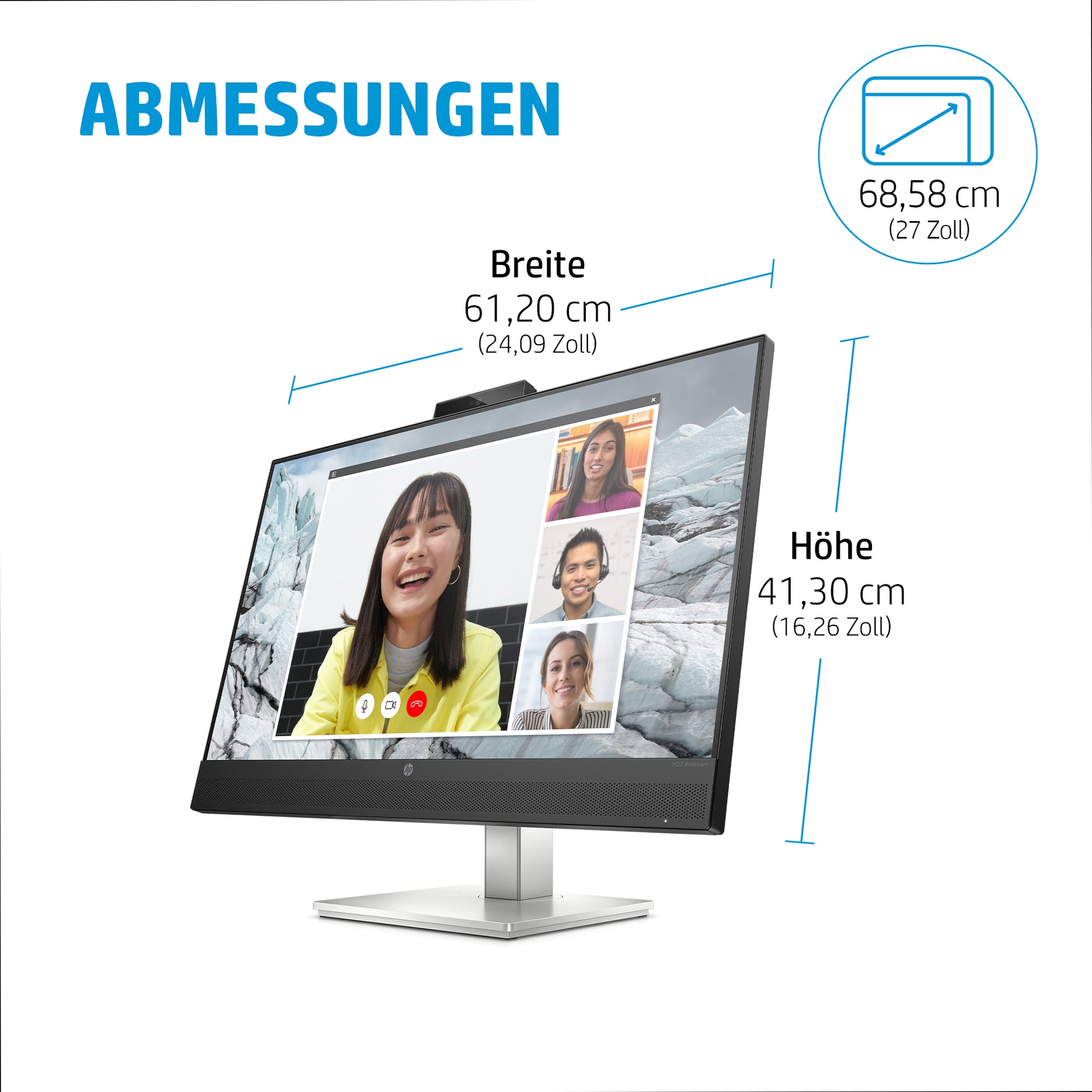 HP E27m G4 – Monitor, 27" 2560 × 1440 (WQHD)