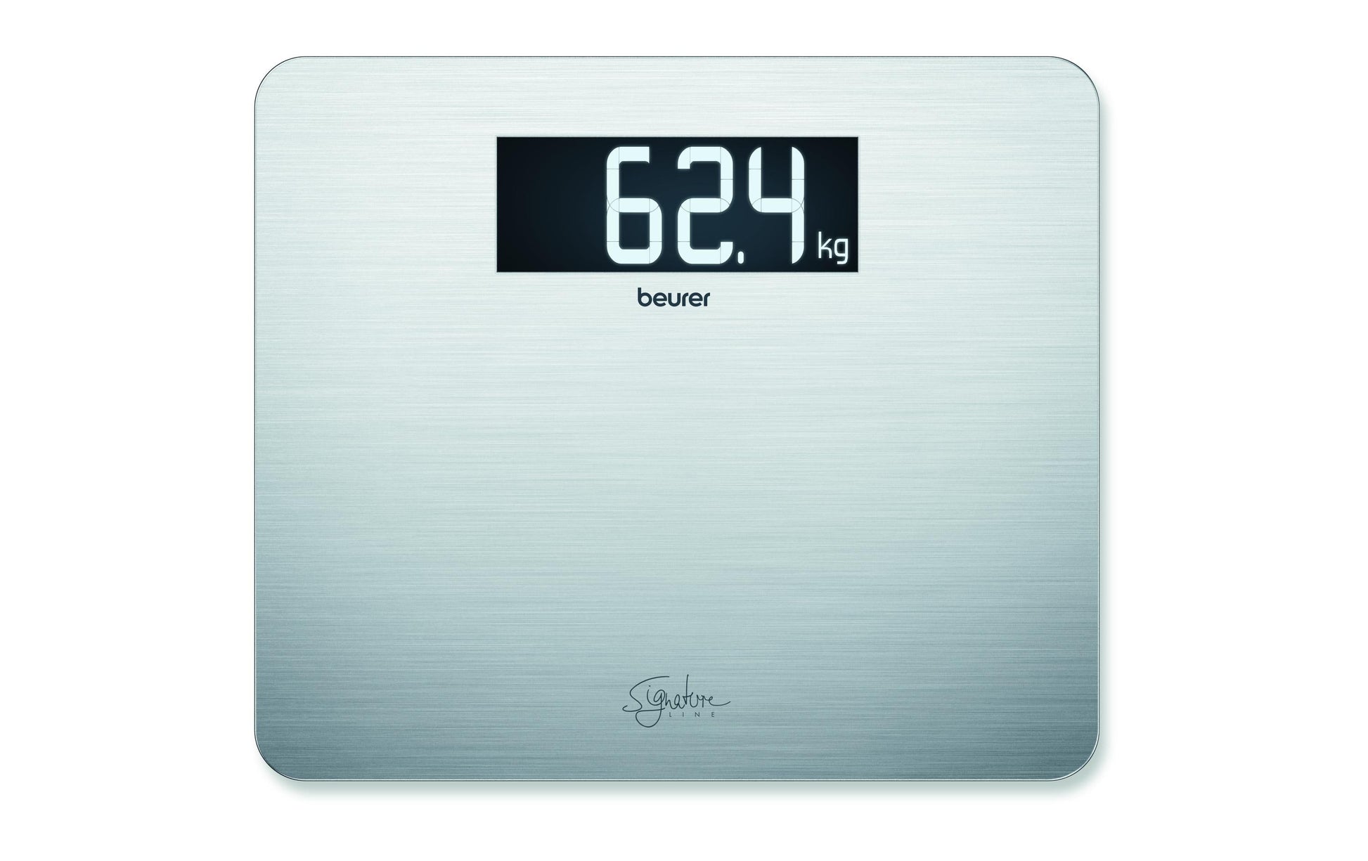 Beurer Personenwaage GS405 – 200 kg – Glas, Edelstahl
