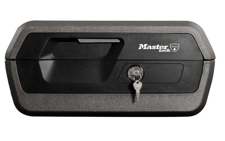 Master Lock Feuerschutzbox LCFW30100 – Schlüsselschloss – 395 × 375 × 193 mm – Feuerschutz 60 min – Schwarz