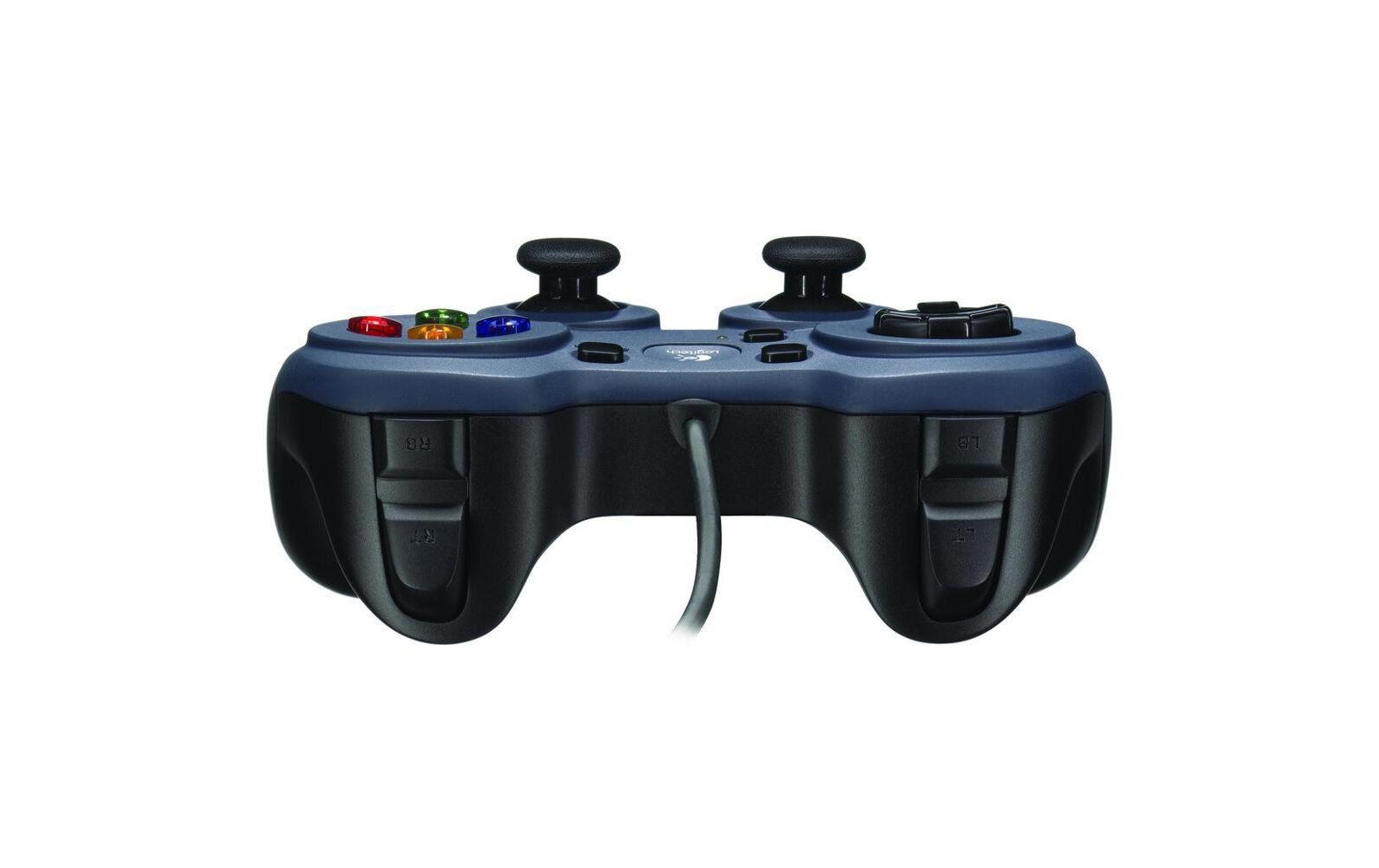 Logitech G F310 – Gamepad – USB (kabelgebunden), Analoge Sticks – für PC (Windows), Schwarz/Blau