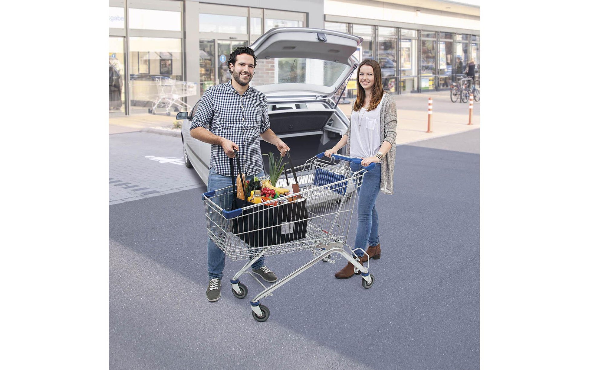 Wedo Stofftasche, Polyester, schwarz, 450×300×350 mm