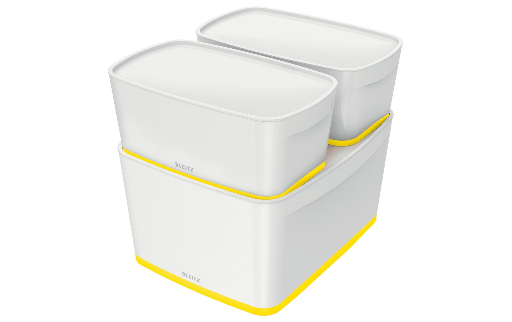 Leitz Aufbewahrungsbox MyBox – Kunststoff, weiss, 31,8 × 19,8 × 38,5 cm