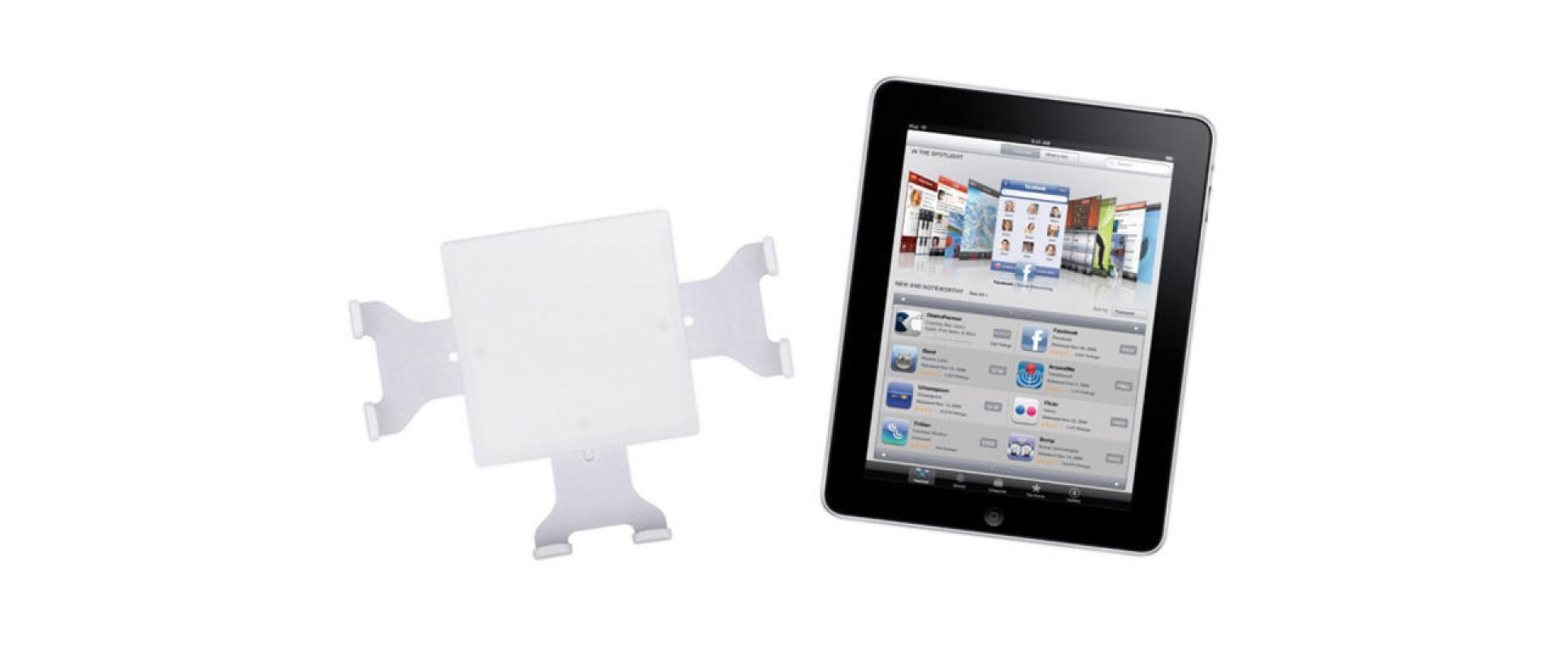 Multibrackets Tablet-Tischhalterung – bis 12" – Weiss
