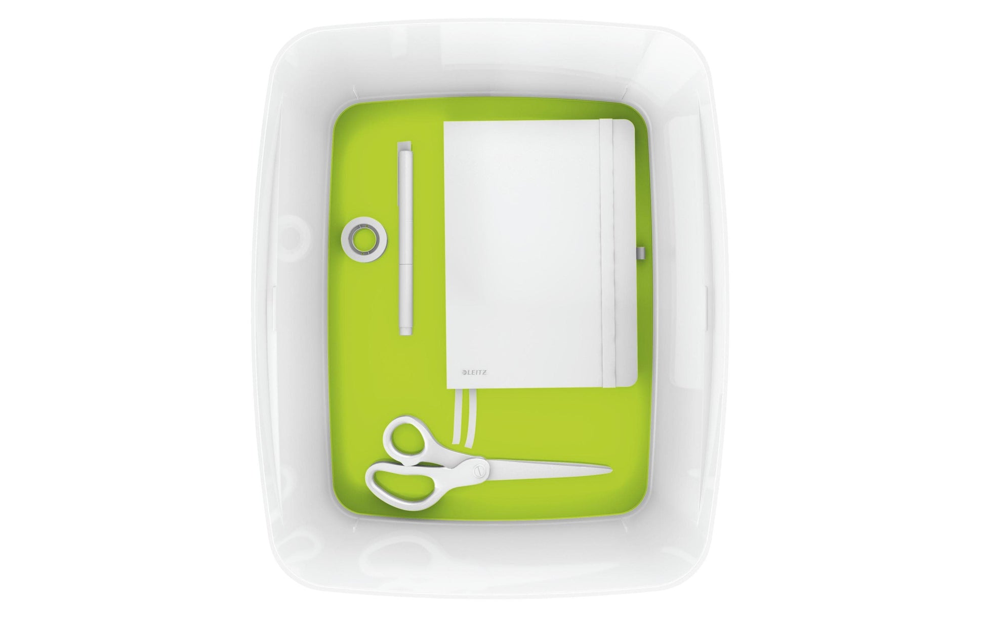 Leitz MyBox Aufbewahrungsbox – ABS Kunststoff, Weiss, 31,8 × 19,8 × 38,5 cm