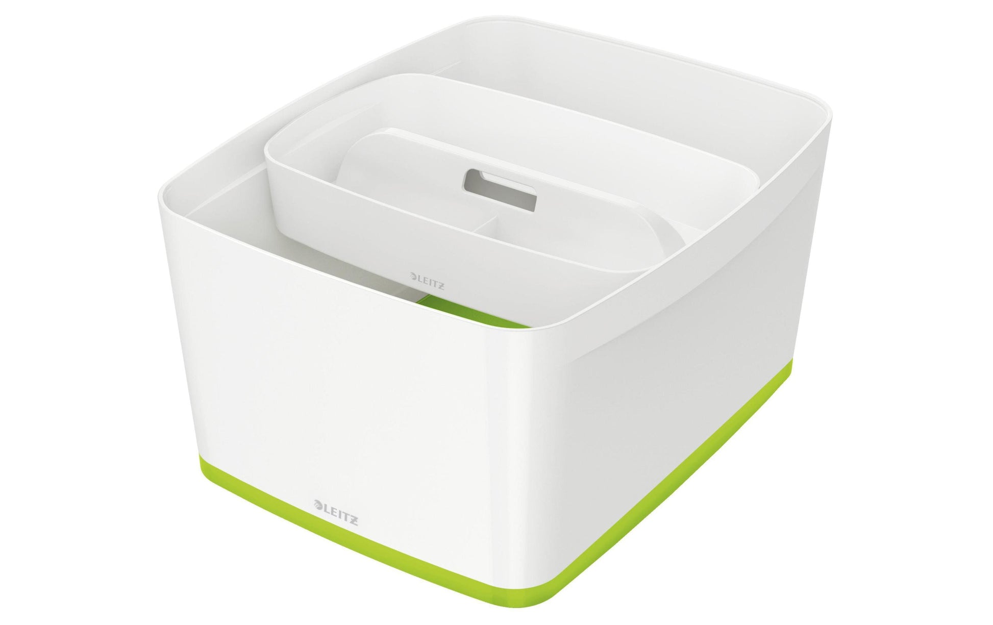 Leitz MyBox Aufbewahrungsbox – ABS Kunststoff, Weiss, 31,8 × 19,8 × 38,5 cm
