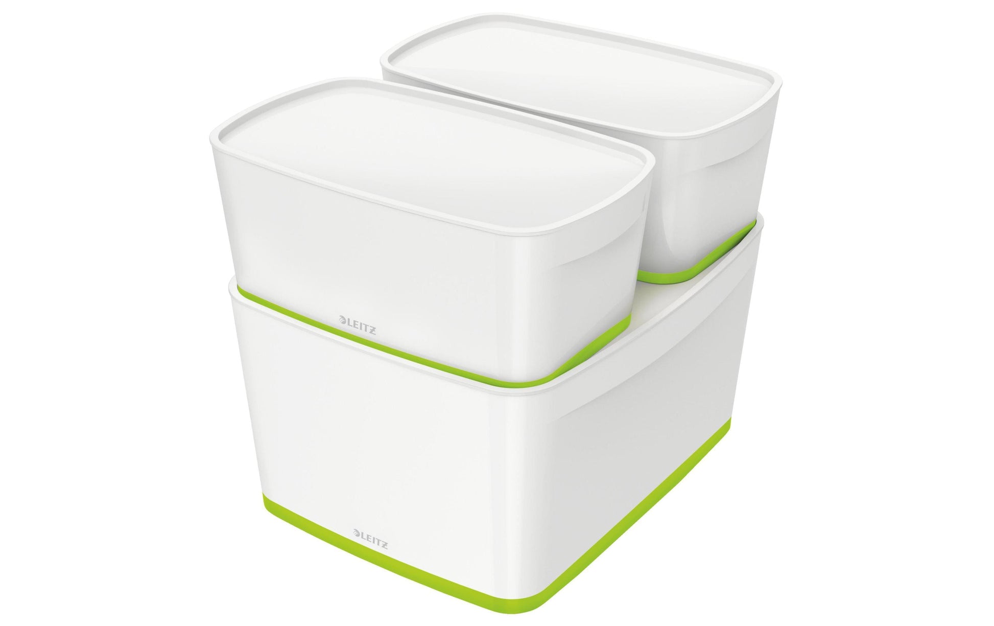 Leitz MyBox Aufbewahrungsbox – ABS Kunststoff, Weiss, 31,8 × 19,8 × 38,5 cm