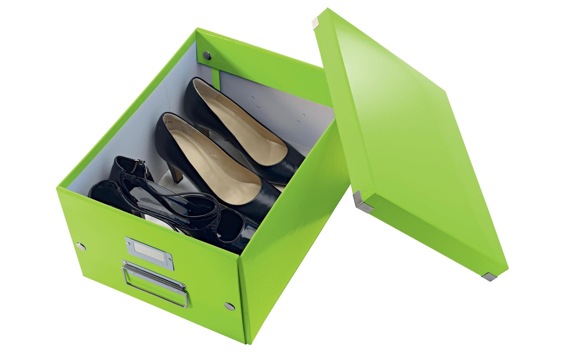 Leitz Click&Store WOW Aufbewahrungsbox B 281 × H 200 × T 370 mm – für A4, mit Deckel, stapelbar, grün