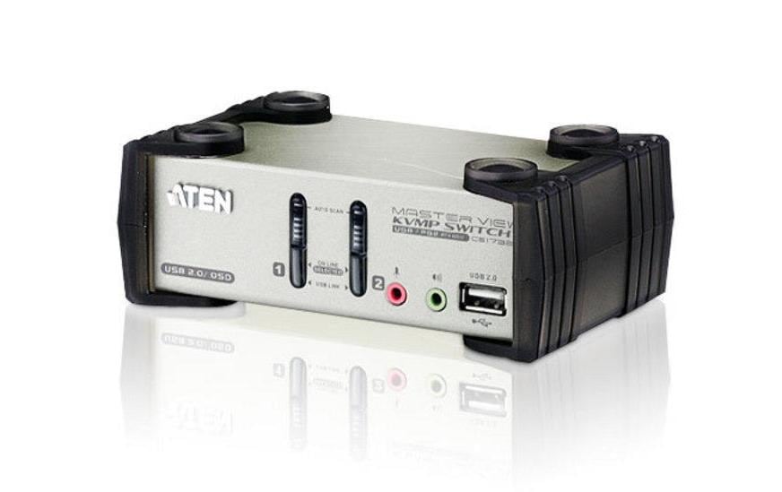 ATEN CS1732B – KVM-Switch 2×1, VGA/USB 2.0/PS/2, 2048 × 1536