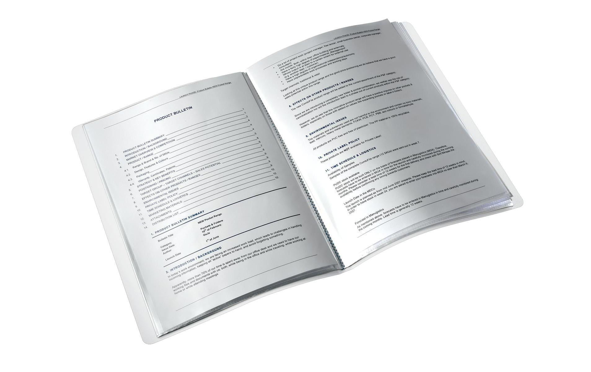 Leitz WOW Sichtbuch für A4, 40 Hüllen – Polypropylen (PP) – Gelb