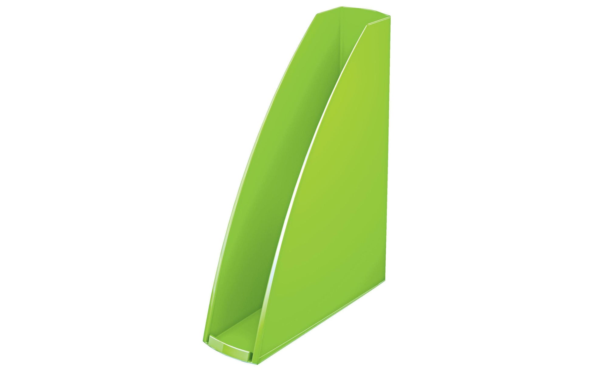 Leitz WOW Stehsammler – für A4, grün, Polystyrol (PS), B 75 × H 312 × T 258 mm