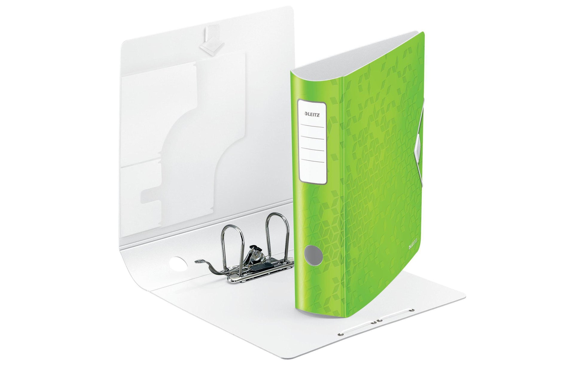Leitz WOW 180° Ordner – für A4 – Rückenbreite 8,2 cm – Hellgrün
