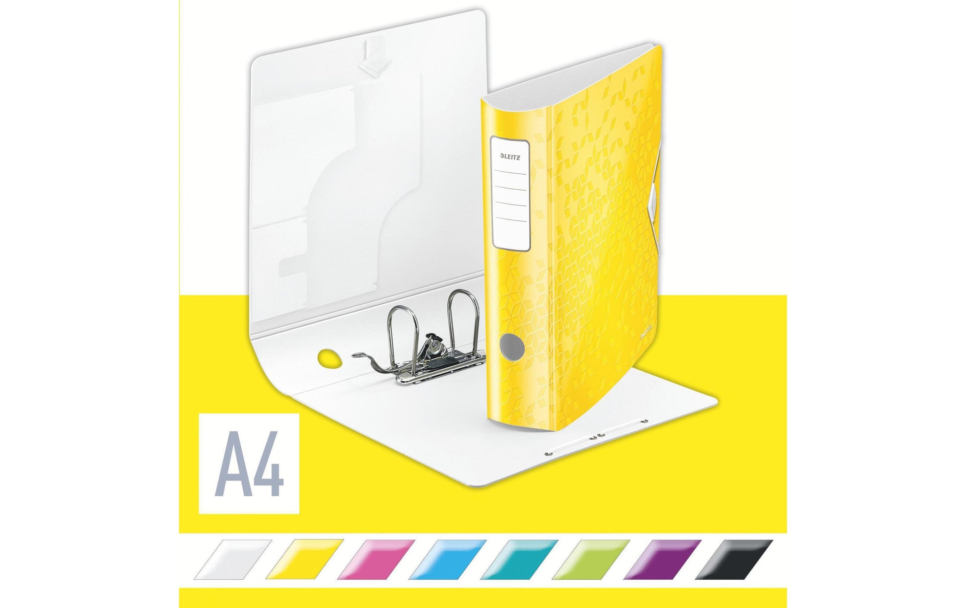 Leitz Ringmappe – A4 – Gelb