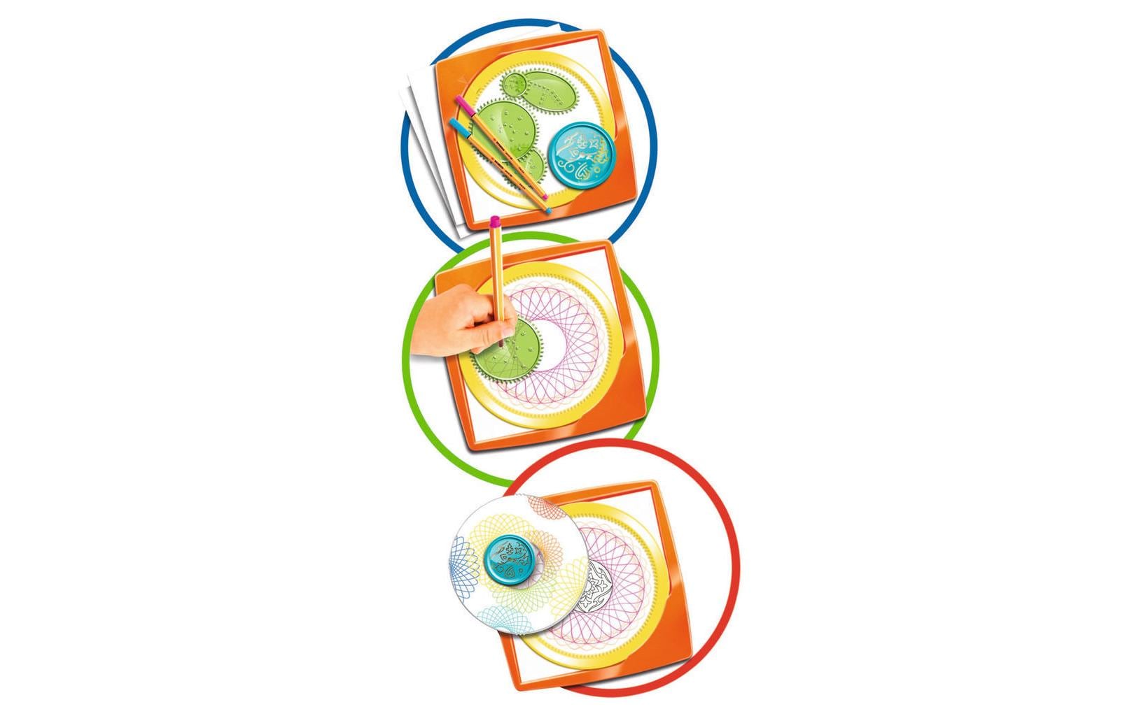 Ravensburger Spiral-Designer – Spirograph-Set – Spirale – ab 6 Jahren