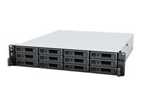 Synology RS2423RP+ – 12-Bay Rack 2U NAS – AMD Ryzen V1780B, 8 GB RAM, 10GbE, DSM, redundantes Netzteil