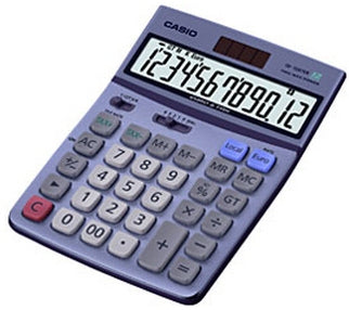 Casio Tischrechner DF-120TER – 12-stellig – Batteriebetrieben – Violett