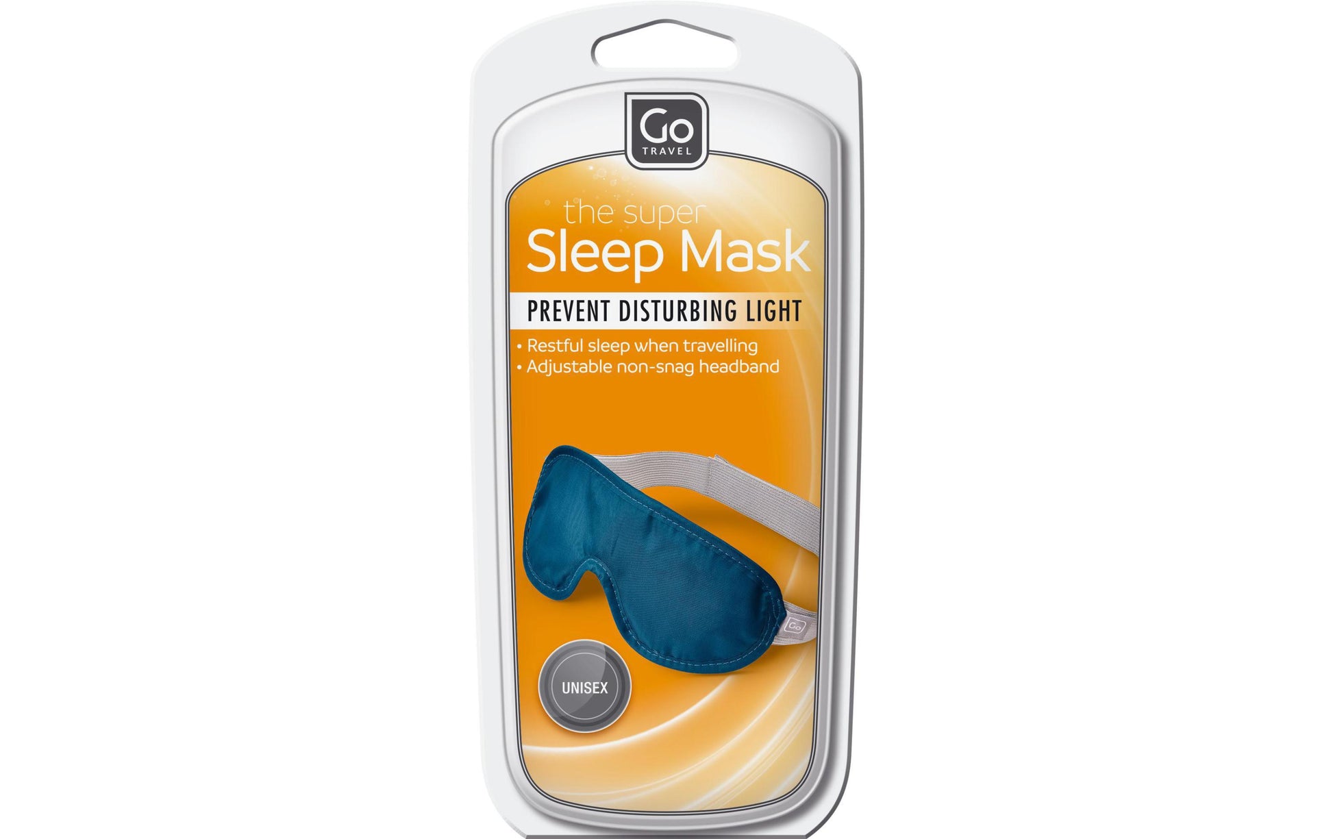Gotravel Schlafmaske – 21 × 8 cm – Blau, Polyester