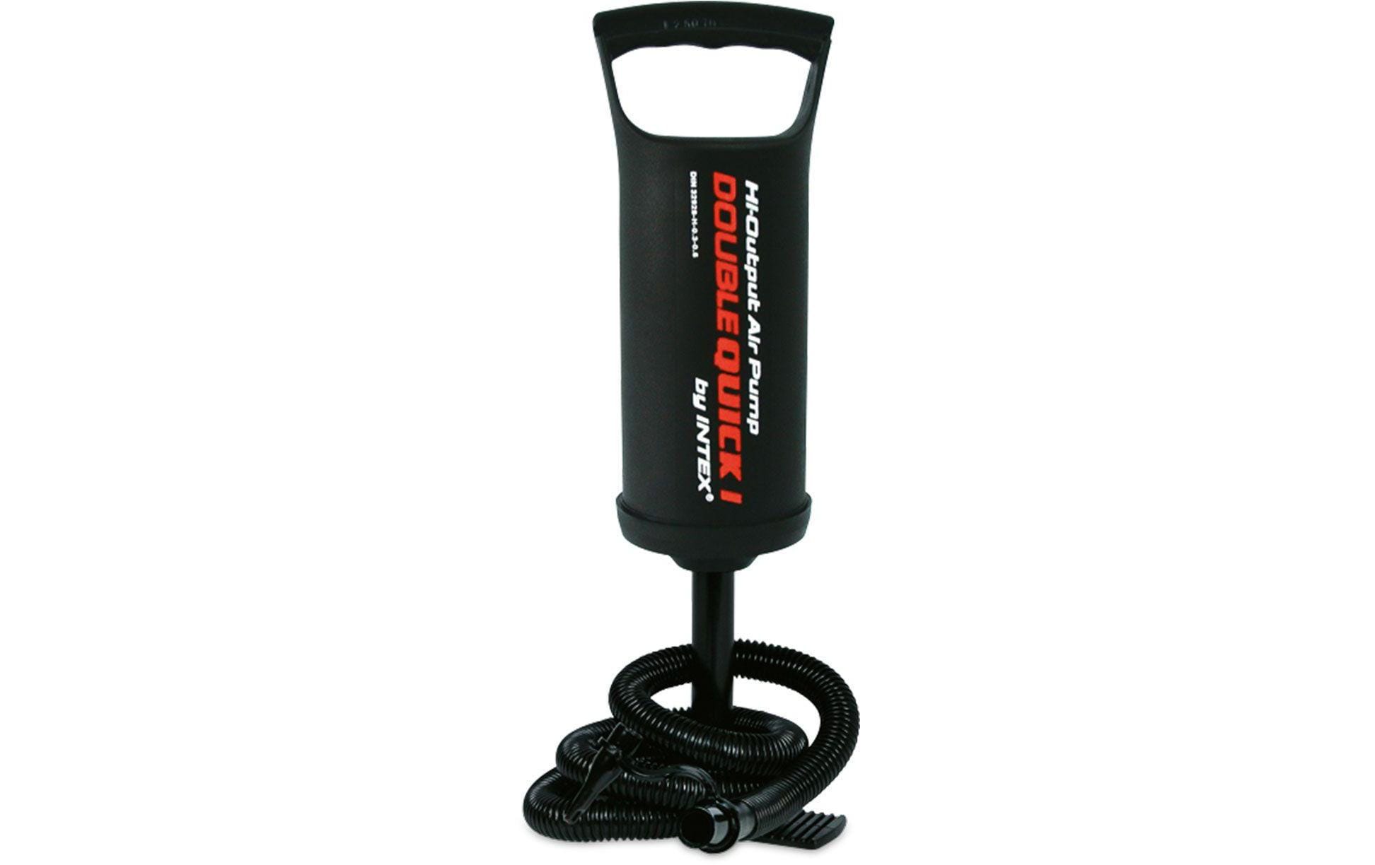 Intex Double Quick I Boden-Luftpumpe – Höhe 290 mm, 3 Ventiladapter, Kunststoff
