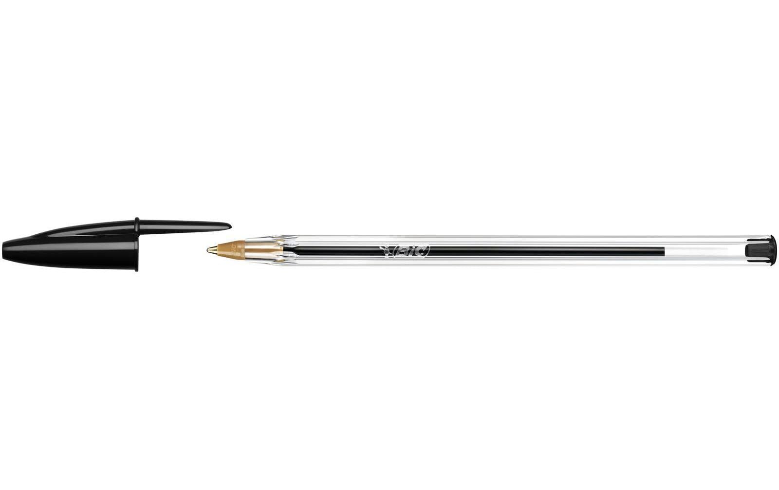 BIC Cristal Original Kugelschreiber – Schwarz, Spitze 0,3 mm, 50er Pack