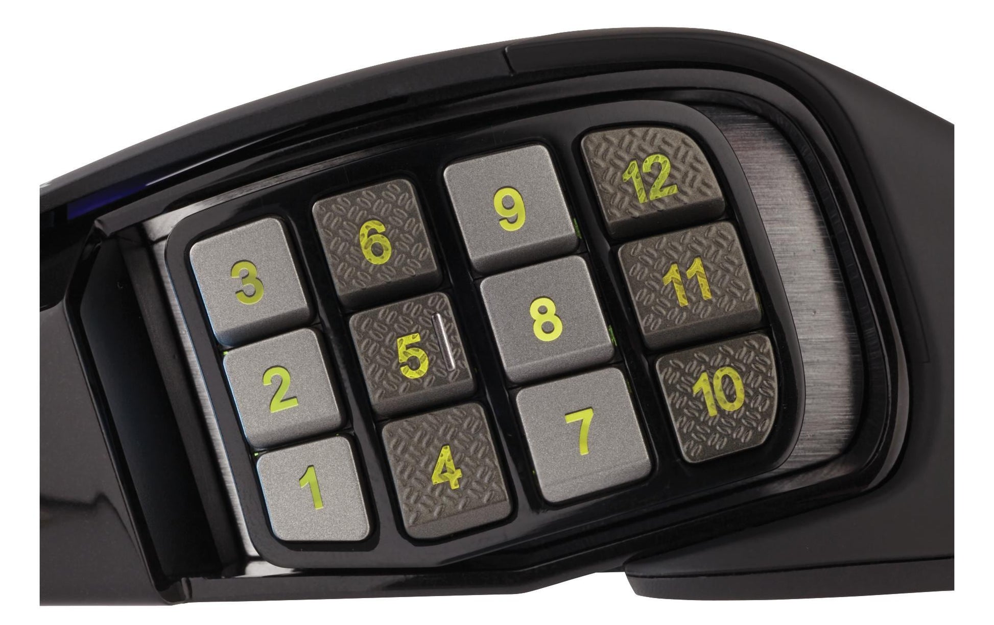 Corsair SCIMITAR RGB ELITE Gaming-Maus – kabelgebunden, 1'000 Hz, 17 Tasten, für Rechtshänder, schwarz