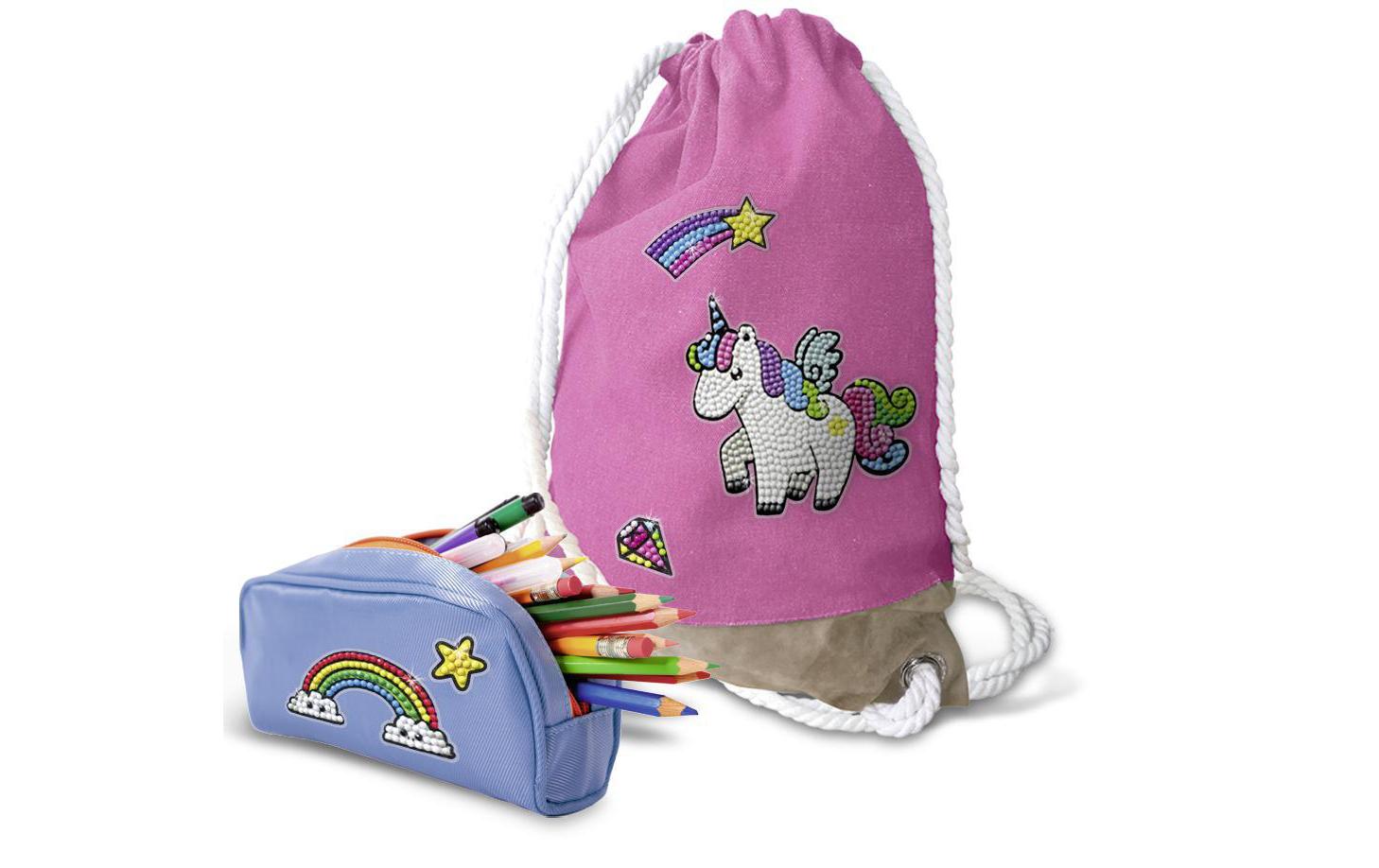 URSUS Sticker/Etiketten, Einhorn, mehrfarbig, 8 Stk