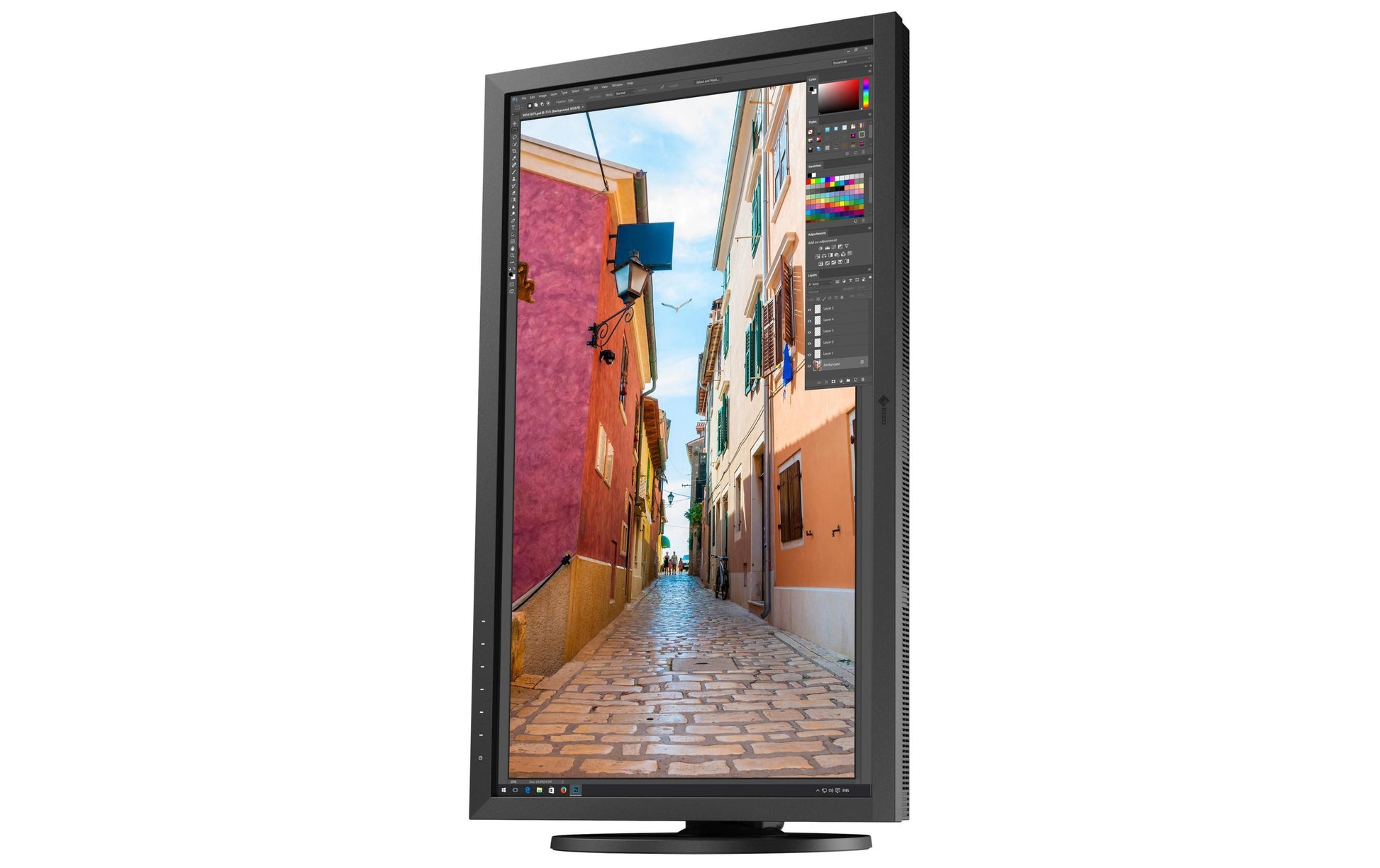 EIZO CS2731 – Monitor, 27", IPS, 60 Hz, 350 cd/m², Hardware-Kalibrierung, USB-C, VESA 100 × 100, Schwarz