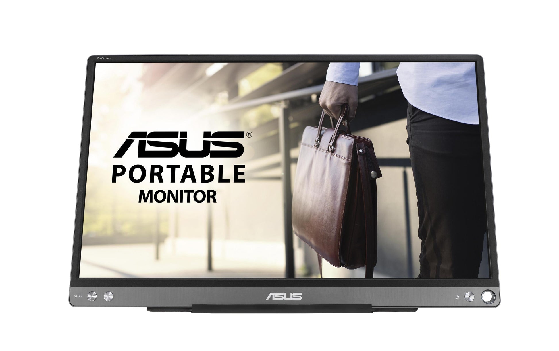 ASUS ZenScreen MB16ACE – Portabler Monitor, 15,6", 1920 × 1080 (Full HD), LED, USB-C, Grau