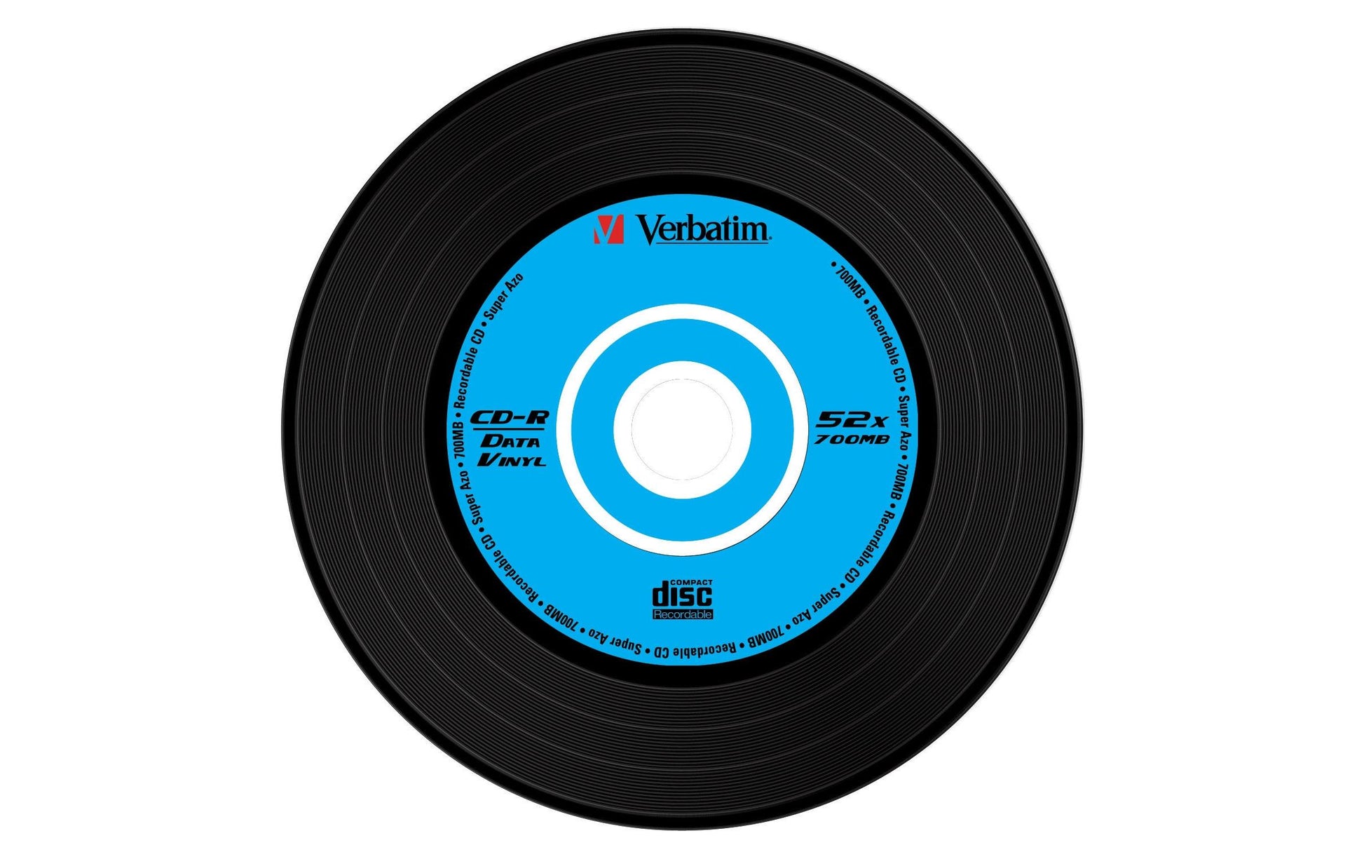 Verbatim CD-R 700 MB – 52×, Data Vinyl, 10er Pack