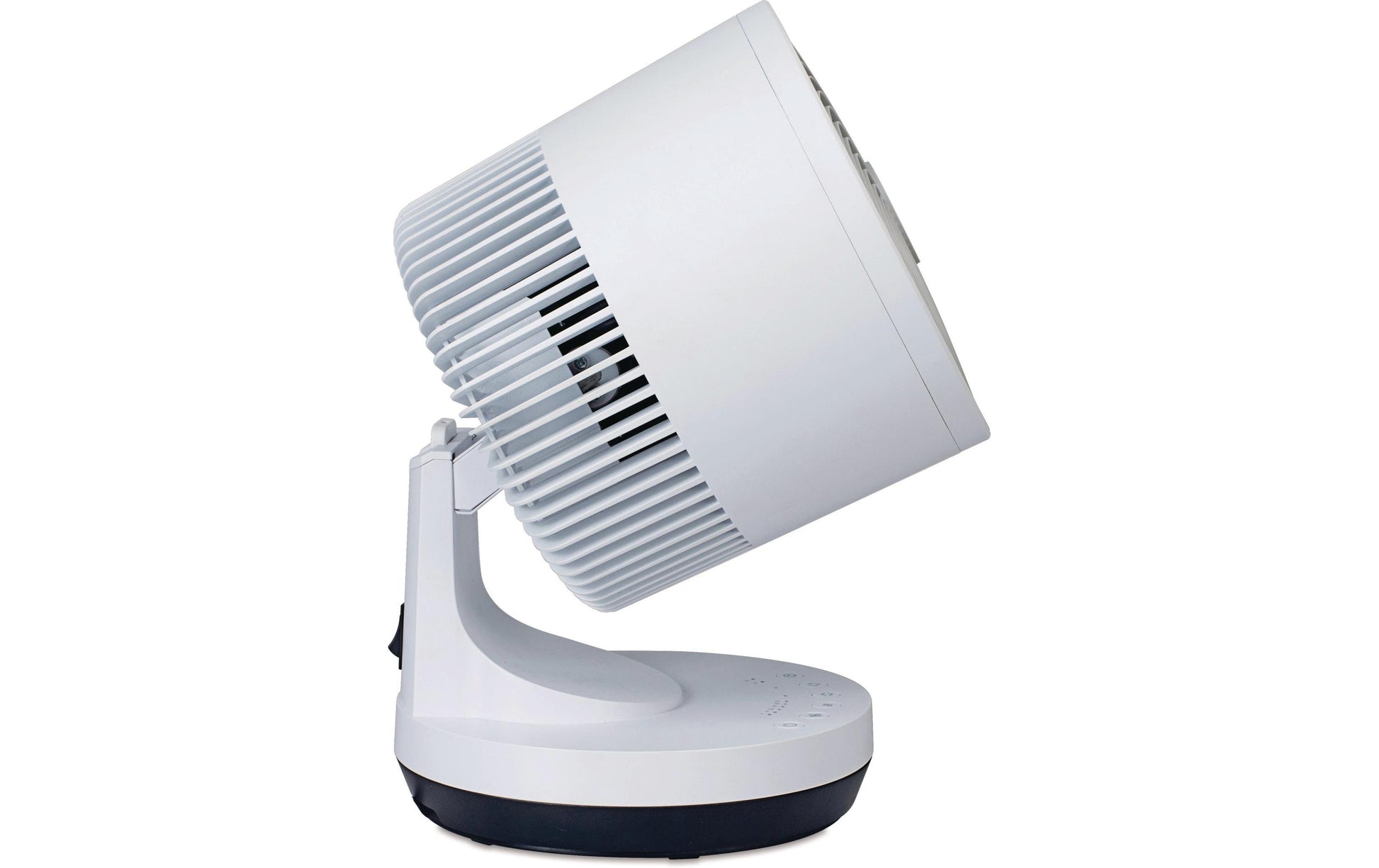 Stylies Tischventilator Gemma – 5 Stufen, oszillierend, Timer, Fernbedienung, 2000 W, 61 dB(A), Weiss