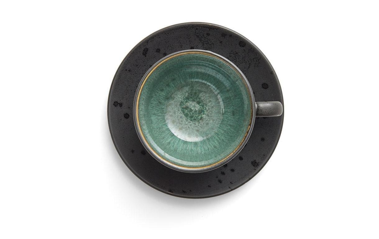BITZ Kaffeetasse – 4er Set, 240 ml, Ø 10,0 cm, Steingut, Mehrfarbig, spülmaschinenfest, mikrowellengeeignet