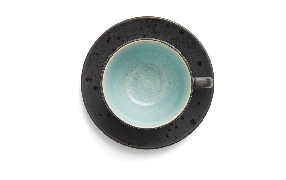 BITZ Kaffeetasse – 4er Set, 240 ml, Ø 10,0 cm, Steingut, Mehrfarbig, spülmaschinenfest, mikrowellengeeignet