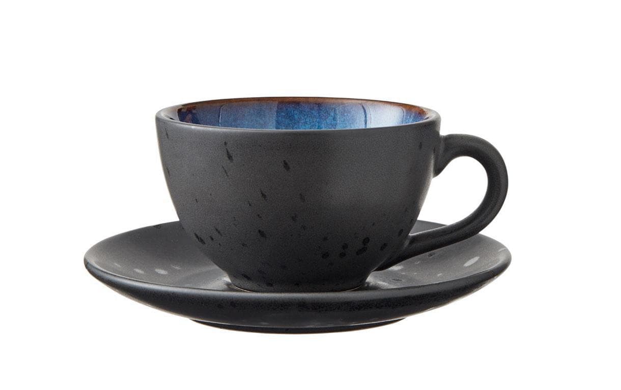 BITZ Kaffeetasse – 4er Set, 240 ml, Ø 10,0 cm, Steingut, Mehrfarbig, spülmaschinenfest, mikrowellengeeignet