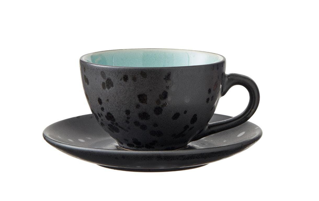 BITZ Kaffeetasse – 4er Set, 240 ml, Ø 10,0 cm, Steingut, Mehrfarbig, spülmaschinenfest, mikrowellengeeignet