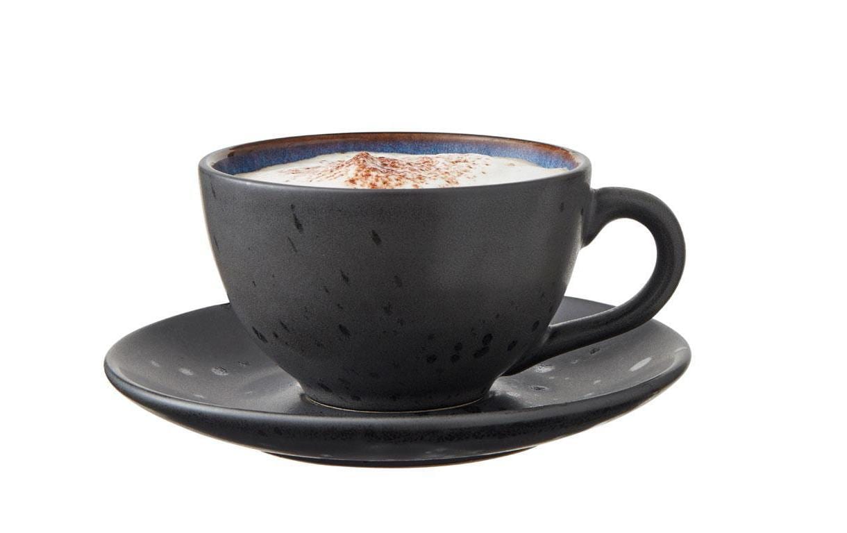 BITZ Kaffeetasse – 4er Set, 240 ml, Ø 10,0 cm, Steingut, Mehrfarbig, spülmaschinenfest, mikrowellengeeignet