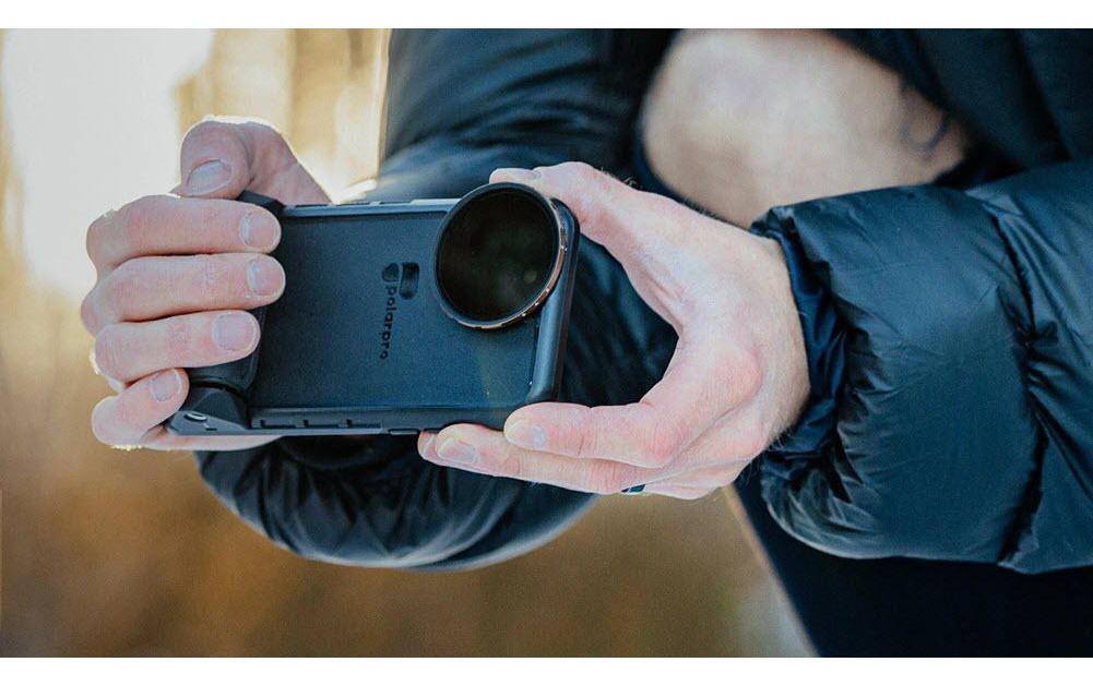 PolarPro LightChaser Cinema – Smartphone-Filter – ND8, 3 Blendenstufen – für iPhone 11 – Mehrfarbig